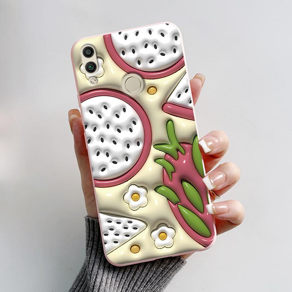 For Huawei Honor 8X Case Honor8X JSN-L22 JSN-L21 Bear Phone Case Soft TPU Cover Funda For Honor 8C BKK-L21 BKK-LX1 Honor8C Capa