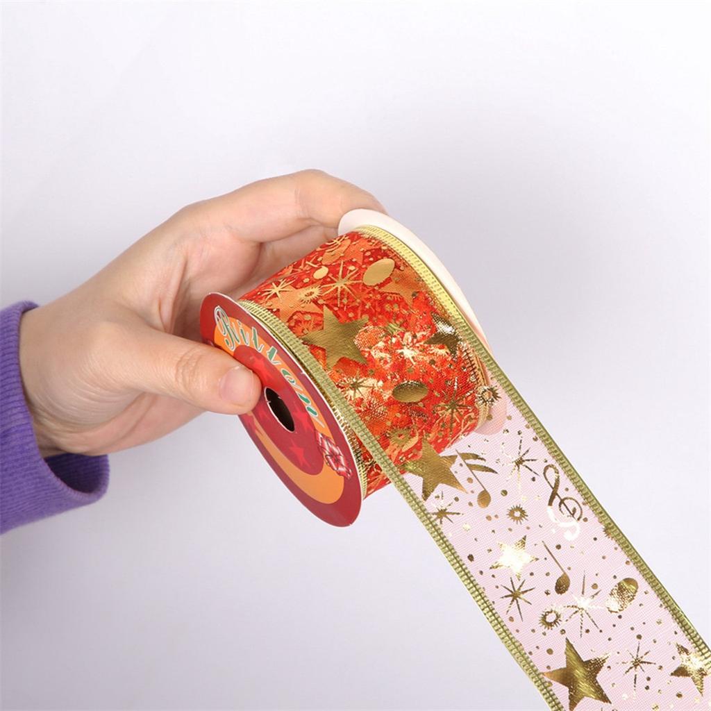 Christmas Ribbon Gift Box Packaging Gift Ribbon Christmas Tree DIY Decoration Christmas Decoration