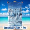 Beach Towel Custom Name Text, Quick Dry Large Towel For Beach HomeNeon Genesis Evangelion