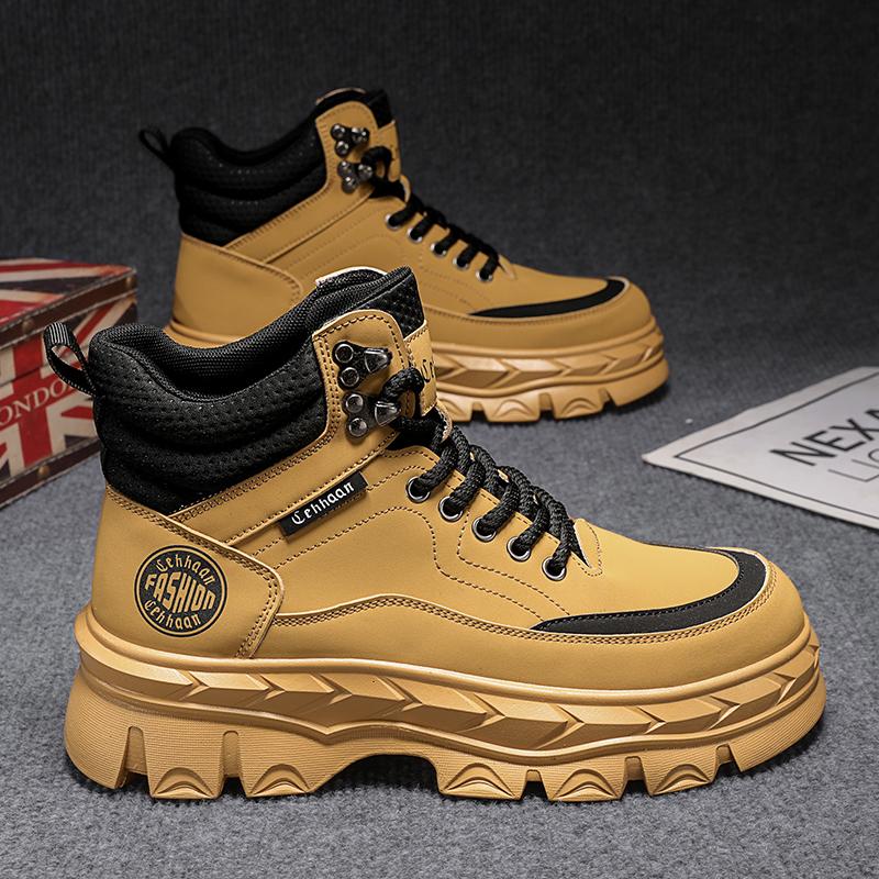 

ML2025 men s casual high-top lace-up boots 44 армія зелений колір