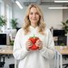 Oversized 8cm Soft Squeeze Strawberry Shaped Stress Relief Ball Giant Plush Toy for Adults Novelty Gift for Relaxation and Fun Decor