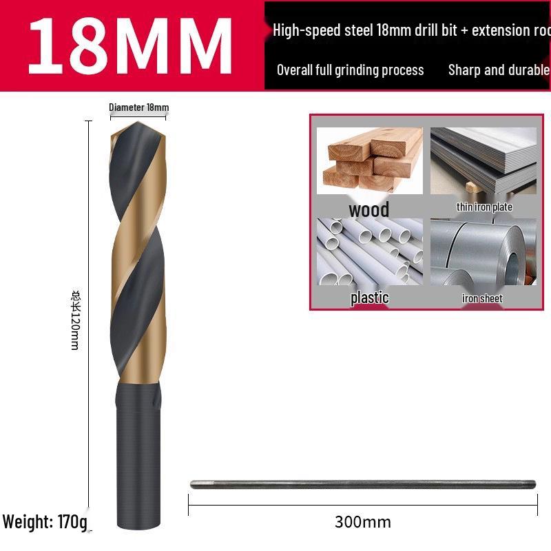 Electric Drill Bit Extension for Woodworking and Hole Saw