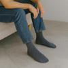 1 Pair of Domestically Produced J1 Men's Comfortable, Non-compression Mid-calf Socks