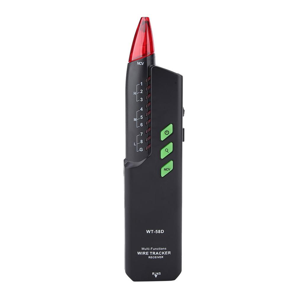 MESTEK WT 58D Handheld Network Cable Tester Line Finder Telephone Wire Detector Tracker Tool