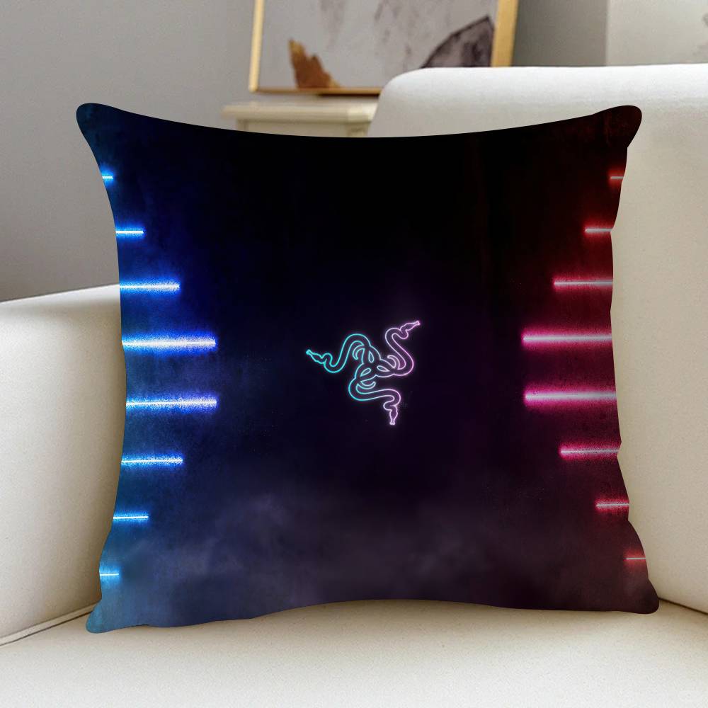 R-RazerS Logo Kissenbezug Zoll Bauernhausdekor Zuhause Wurfkissenbezüge Für Couchdekorationen