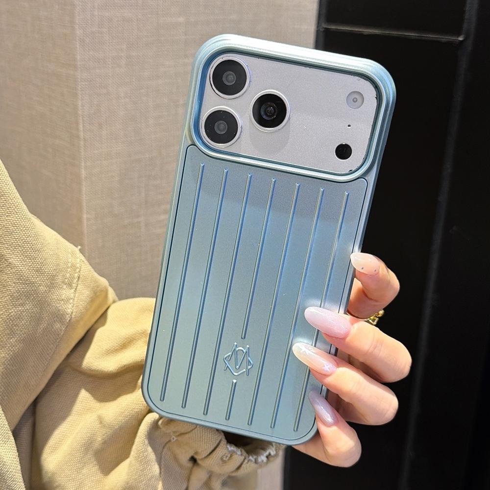 Luxury Aluminum Alloy Luggage Phone Case for IPhone18 Pro Max 17 16 15 14 13 for Rimowa Shockproof Anti Scratch Full Edge Protective Cover