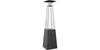 Outdoor Gas Heater Umbrella BS Steel Black 12 kW Set