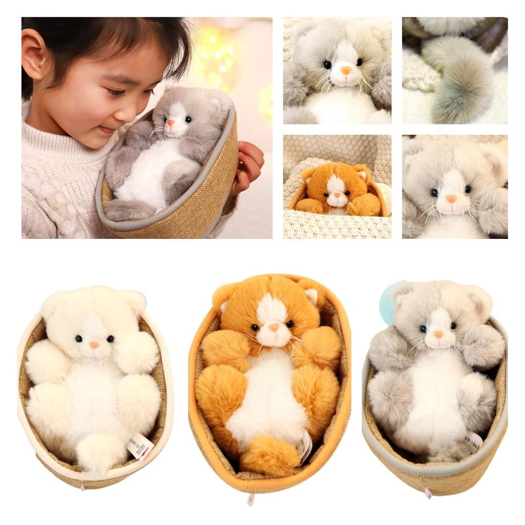 Cute Plush Cat Toy Wholesale Feline Dolls Ideal Birthday Gift