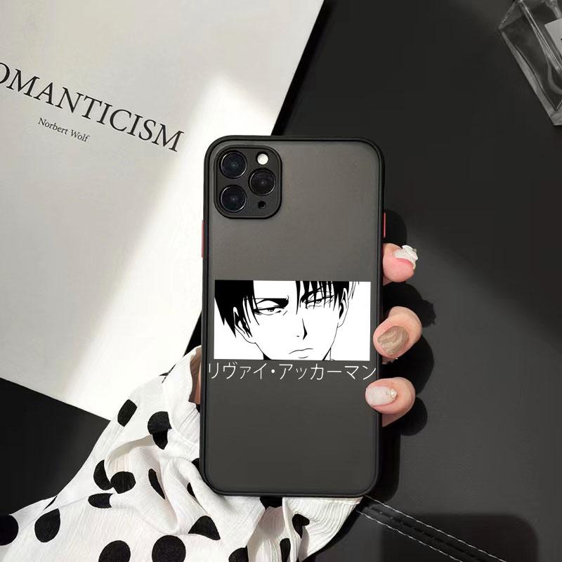 

Чохли для телефонів Аніме Атака титанів для iphone 11 12 13 Pro Max 6s 7 8 Plus X XS MAX XR Розкішна жорстка матова задня протиударна кришка iPhone 13