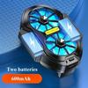 Universal Dual Fan Rechargeable Mobile Phone Cooler Radiator for  IPhone 15 Xiaomi 14 Samsung Oneplus Portable Phone Cooling Fan