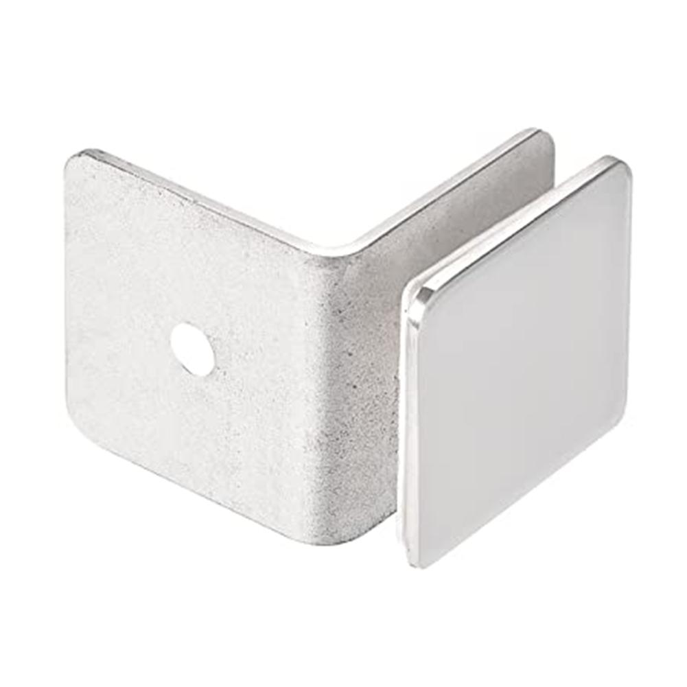 Stainless Steel 90° Glass Fixing Clips Connectors Shower Room Fixed Corner Code Frameless Glass Fixed Bracket Furniture Hardware