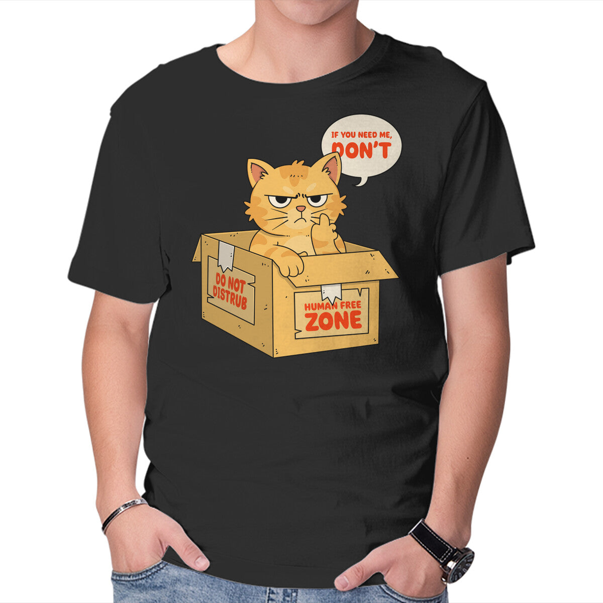 Unisex Crew Neck T-Shirt If You Need Me Don t Graphic Short Sleeve Casual Tee S