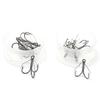 6pcs/box High Carbon Steel Wacky Hook Treble Design Carp Fishing Hook Bass Fly Hook  Carp Fishing