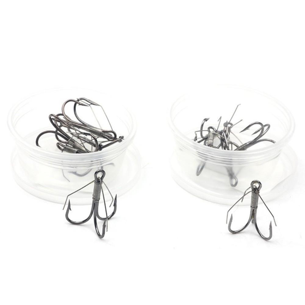 6pcs/box High Carbon Steel Wacky Hook Treble Design Carp Fishing Hook Bass Fly Hook Carp Fishing
