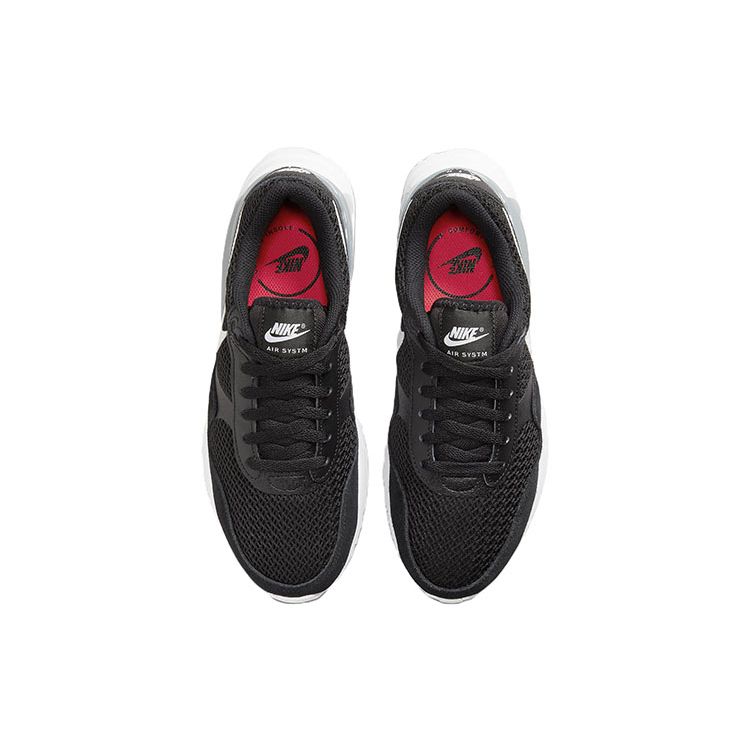 Nike Air Max SYSTM Black Wolf Grey Women Sneakers White DM9538-001