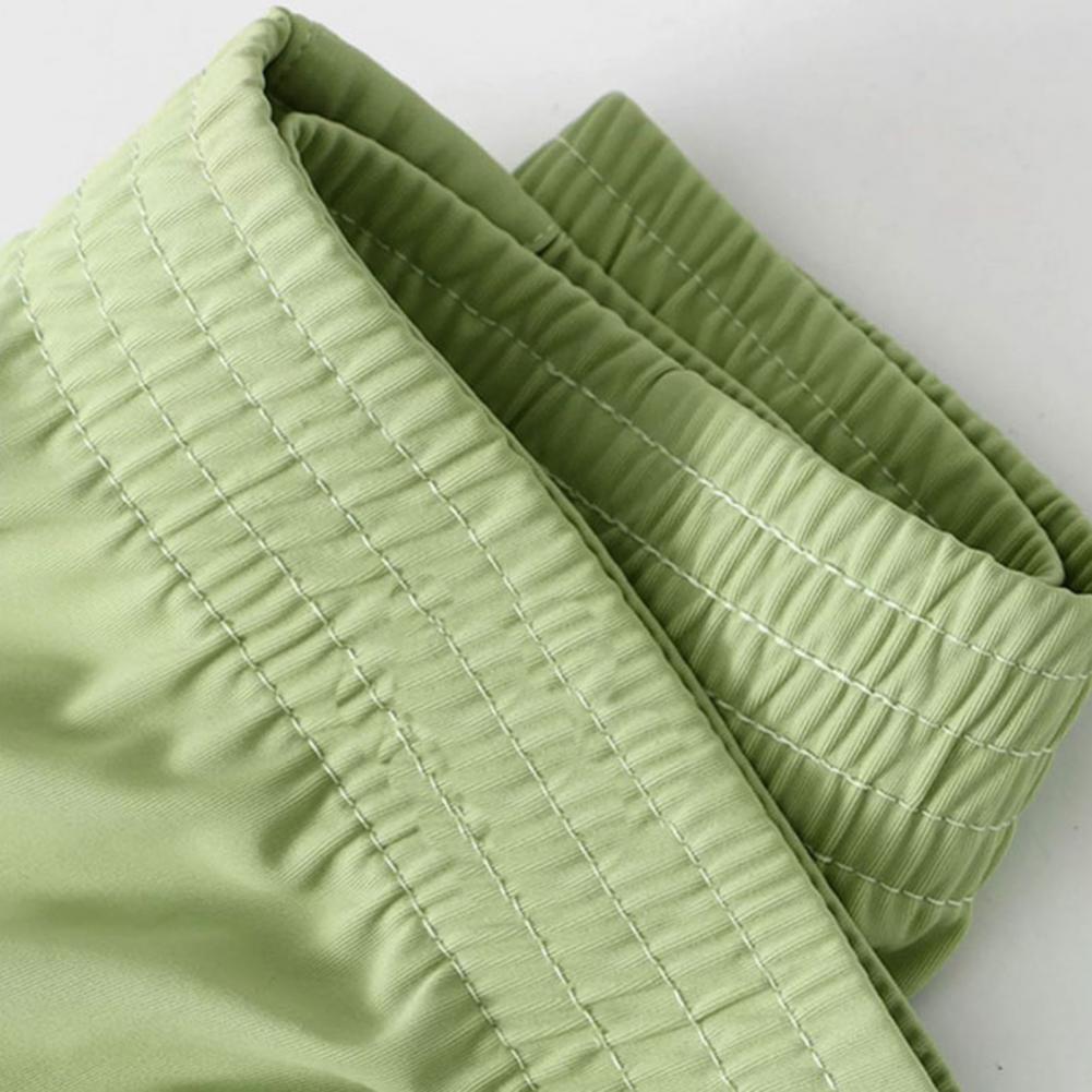 Pánské kalhotky letní volné cool boxerky měkká prodyšná tkanina elastický pas Rychleschnoucí jednobarevné pyžamové kalhoty