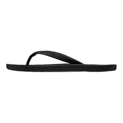 Round Toe Open Toe Non-Slip Slippers Unisex Black