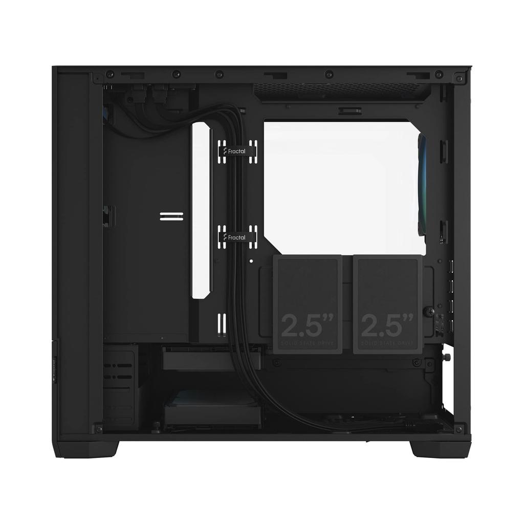 Fractal Design Pop Mini Air RGB Black TG Clear Tint Mini Tower PC Case CS8072 FD-C-POR1M-06