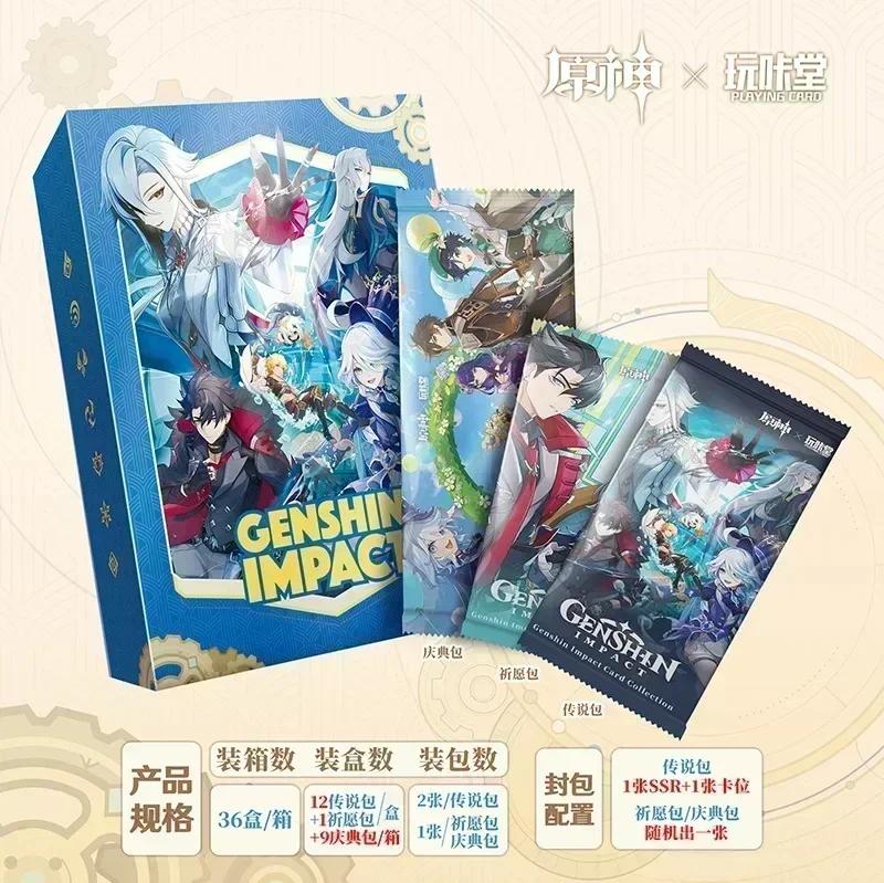 Genshin Impact Card Star Candle Chapter Thousands of Roses Bring The Dawn of The Collection of Cards Classic Luxury Card