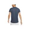 Nike Court Slam Quick-Dry Slim Fit Logo Comfortable Casual Tennis Short Sleeve T-Shirt Men Tops Lightning-Blue FD5263-437