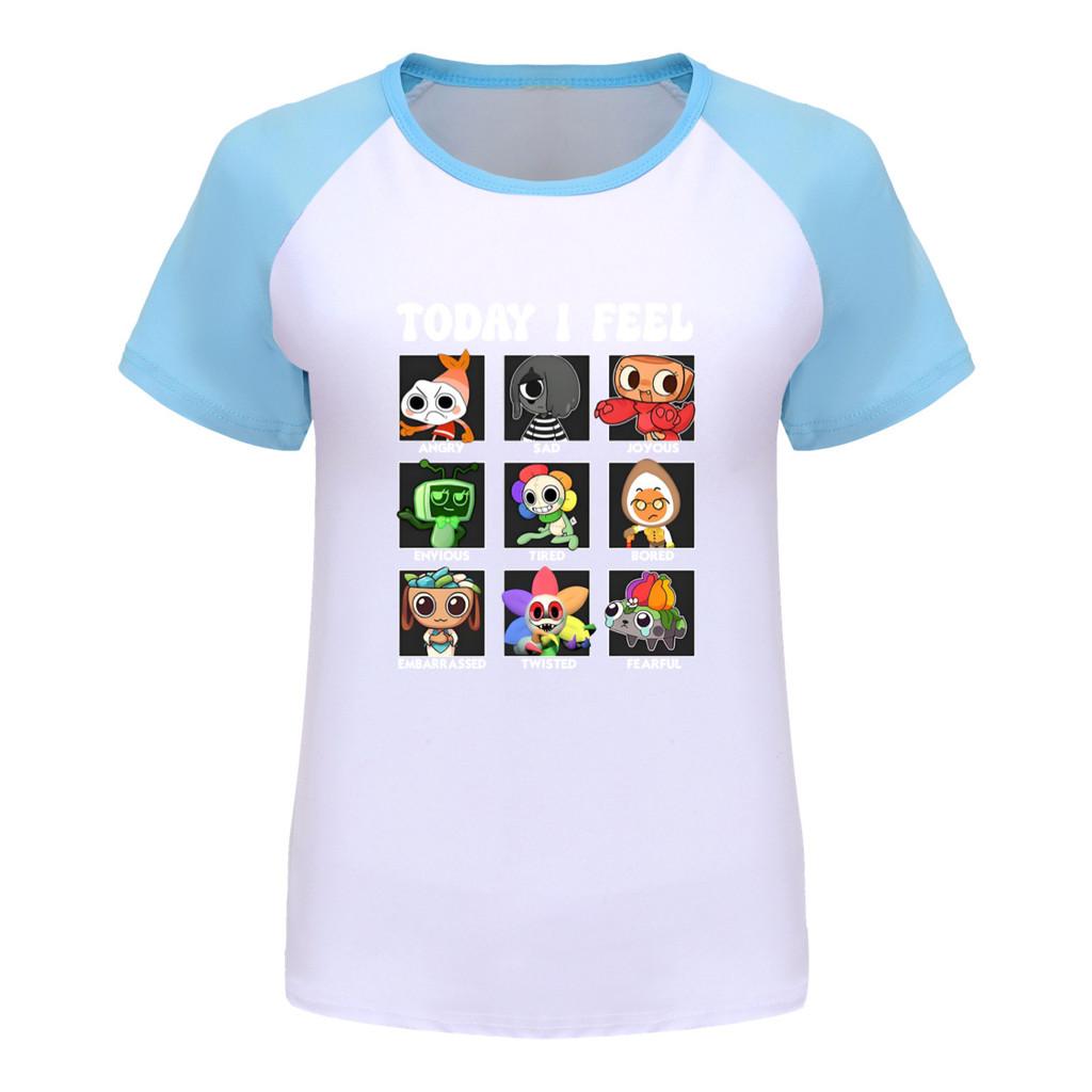 5405 Kids Dandy World Print Raglan Short Sleeves T-Shirt