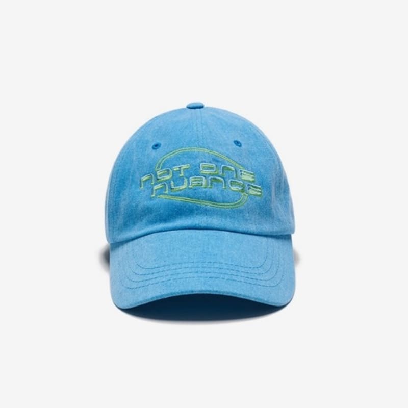 NONTYPE SYMBOL WASHED BALL CAP (BLUE)