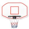 VidaXL Panneau de basket-ball Blanc 109x71x3 cm Polyéthylène, panier de basket-ball,,, panneau arrière 93662