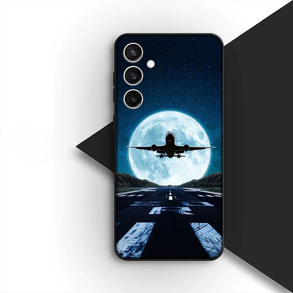Cover for Motorola Moto G86 G57 E14 E15 G14 G34 G35 G84 G24 A54 G15 Power E22 Case Aircraft Travel Airplane Pilot Epaulette
