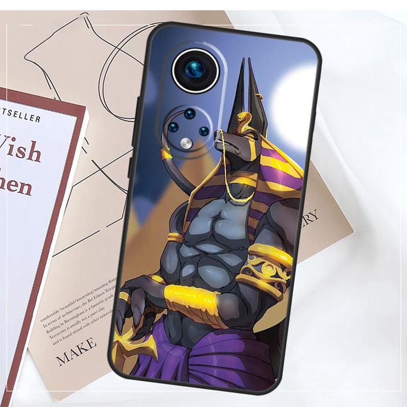 Egypt Nefertiti Anubis Ankh Case For Honor Magic 7 5 6 Lite V5 50 70 90 200 400 Pro X8a X8b X8c X9a X9b X9c X9d Cover