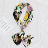 Korean Version of Spring and Summer Long Silk Scarves, Small Scarves, Scarves, Women's Versatile Printing Thin and Narrow Headbands Are Very Good Yao