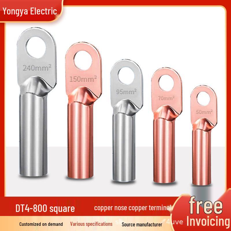 DT Purple Copper Tinned Wiring Terminal Oil-Filled Crimping Lug Connector