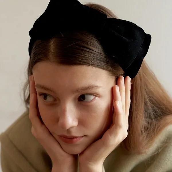 Elizabeth Ribbon Velvet Hairband_HB0105