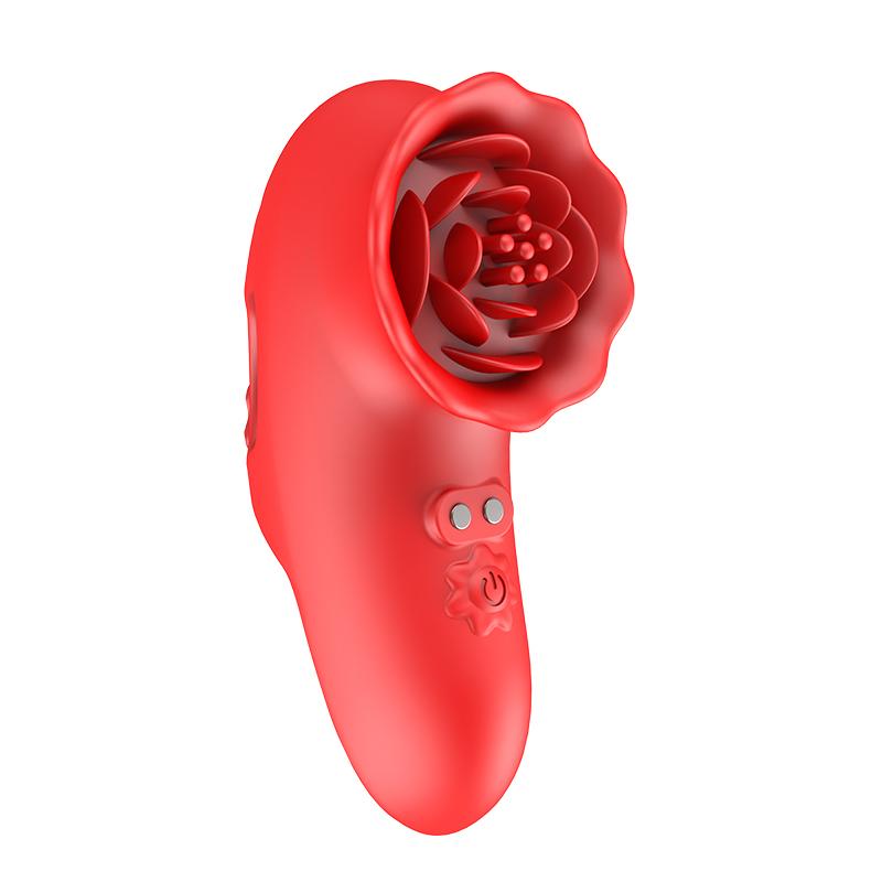 Finger Vibrator Women Sex Toys Mini Vibrator Rose Toy Clitoral Nipple Stimulator Adult Sex Toys Clitoral Vibrator for Women Couples