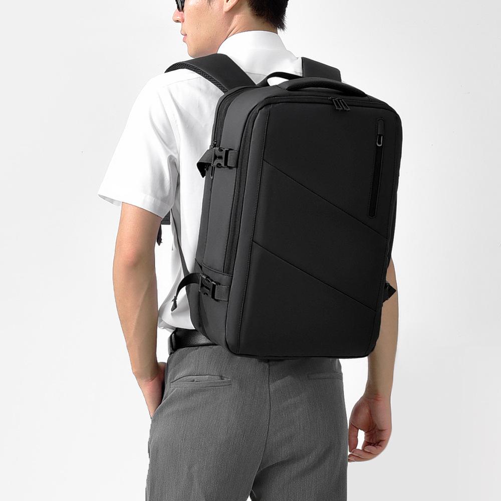 Schoolbag Large Capacity Backpack Computer Backpack Expandable Business Backpack Student Travel Bag Men's Shoulder Trend