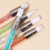 10PCS Nail Art Gel Carving Pen Acrylic Dotting Pens, Double-Ended Silicone Brushes for Design Nail Foil Carving Drawing and 3D Effect Shaping Drawing