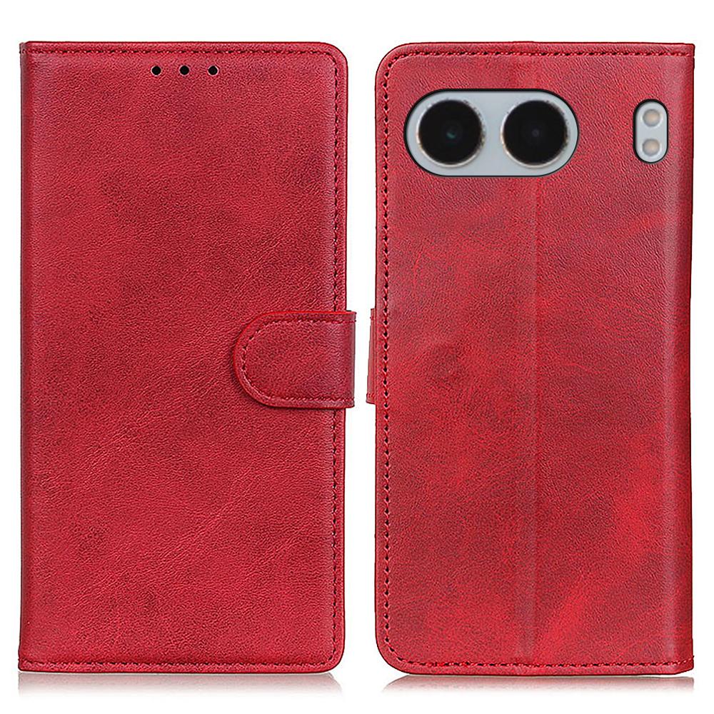 For OnePlus Nord 4 Stand Wallet Case Cowhide Texture Leather Phone Cover