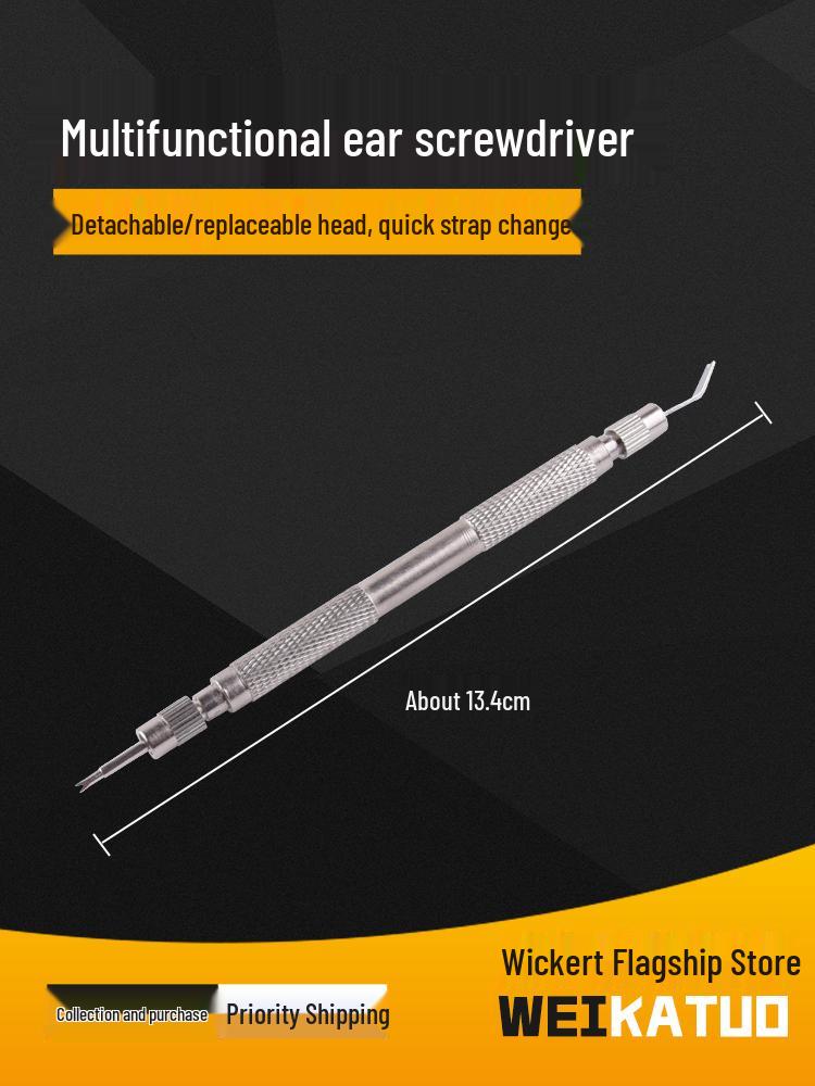 Uhrenreparaturset: Gliederentferner, Versteller, Werkzeug zum Zerlegen von Armbändern.