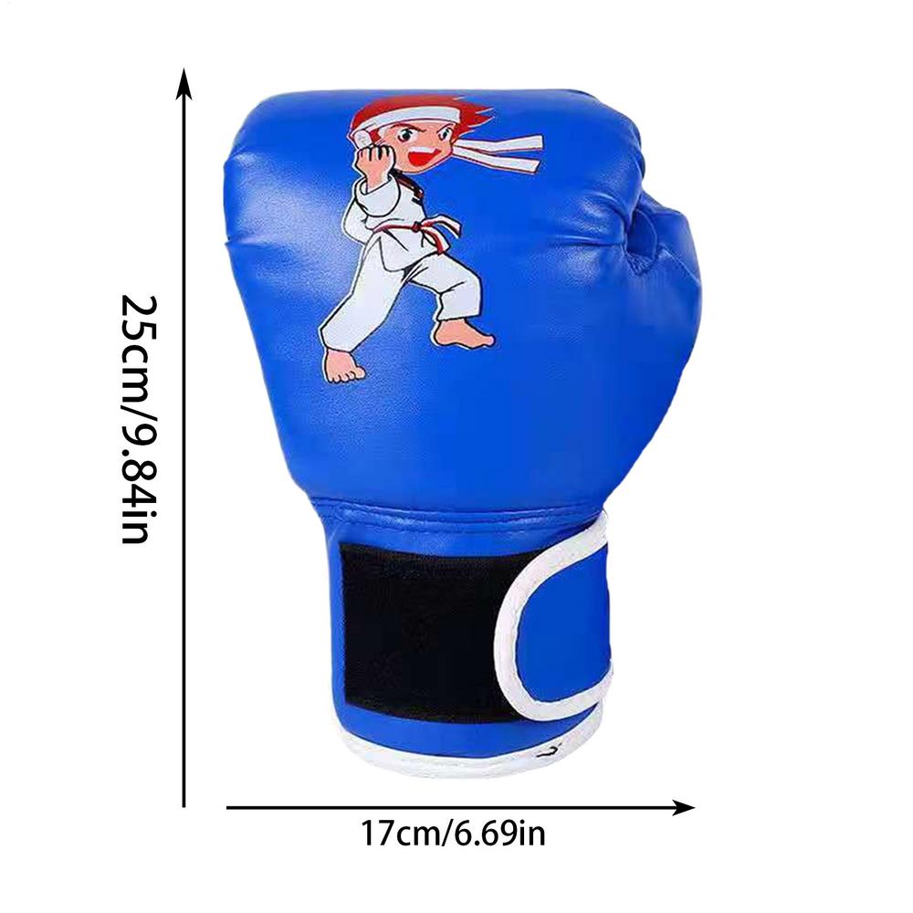 Мультяшные детские боксерские перчатки из ПУ кожи, детские спарринговые перчатки для бокса, детские боксерские перчатки для боя, перчатки для тхэквондо