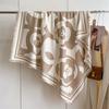 122*128cm Oversized  Imitation Cashmere Wrap with Tassels, Floral Travel Blanket Cape Pashmina Shawl for Women, Versatile scarf