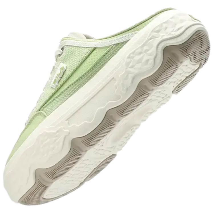 Fila Rock Mule Schuhe Strapazierfähig Leicht Low-Top Canvas Schuhe Damen Pantoletten Margarita-Grün F12W432307FMG