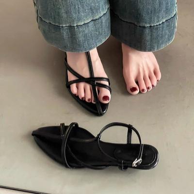 Keilabsätze High Heels Schnürsandalen Feenschuhe Neuer Stil von Riemchensandalen