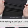 Pánské rychleschnoucí letní kalhoty z ledového hedvábí: Volný, Rovný, Trendy, Tenký & Ležérní