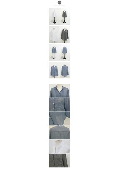Plus Size Korean Style Long Sleeve Cotton Linen Women's Shirt