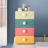 Desktop Storage Box High Capacity Stackable with Knob Store Cosmetic Jewelry Box Desktop Case Household Supplies