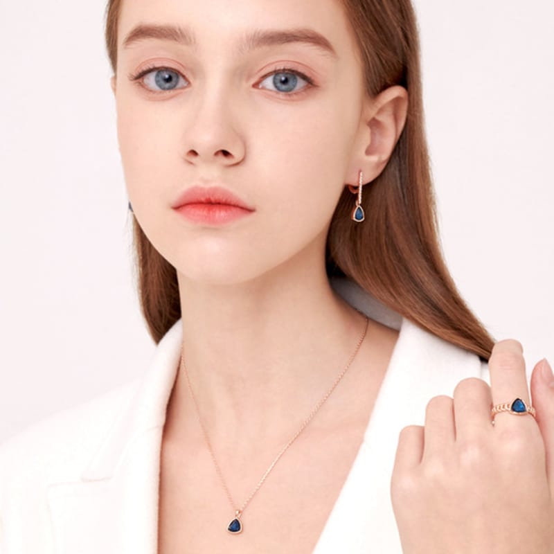 ELLE Jewelry Luxury Amethyst Necklace ELBRNN160