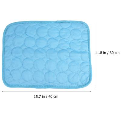 Dog Cool Mat Cat Summer Ice Pad Fabric Breathable Lightweight Pet Cooling Mat Floor Cleaner Safe Non-Irritating Temperature