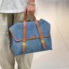 Backpack Series Canvas Denim Briefcase Large Capacity Handbag