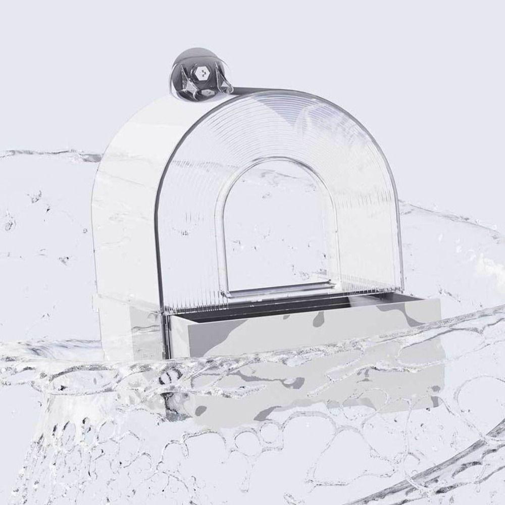 Wall Mounted Bird Bath Cage Clear Bird Shower Box Practical Parrot Hanging Bathtub  Cockatiel