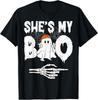 Shes My Boo Couple Matching Halloween Costumes T-Shirt Unisex T-Shirt