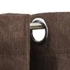 VidaXL Blackout Curtains Linen Look with Eyelets 2pcs Taupe 140x225cm